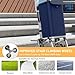 Heavy Duty 3 in 1 Shopping Cart, Foldable Hand Truck with 6 Wheels, 110 lbs Grocery Cart, Portable Utility Dolly, Waterproof Bag for Moving, Camping