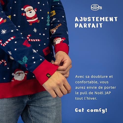 Joyeux pull moche de Noël JAP Christmas pour rompre la monotonie - 3