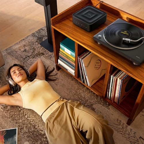 Denon DP-500BT Hi-Fi Bluetooth Turntable (Black), Built-in Switchable Phono Preamp, Semi-Automatic Operation, MM Cartridge, 33⅓, 45 & 78 RPM Belt-Drive Vinyl Record Player by Denon - Image 8