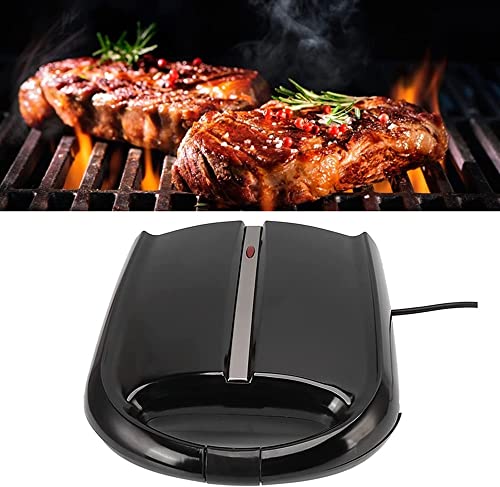 Electric Sandwich Maker, Non Stick Plates Stainless Steel 1400W Grilled Cheese Toaster Portable Cool Touch Handle For Home Cafe 2.20 #TOP6