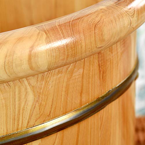 Baño de pies de madera con tapa y masaje miniatura 4