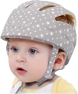 Huifen Adjustable Baby Head Protector, Baby Helmets for Crawling Walking Lightweight Safety Infant Helmet Jumping Running ...