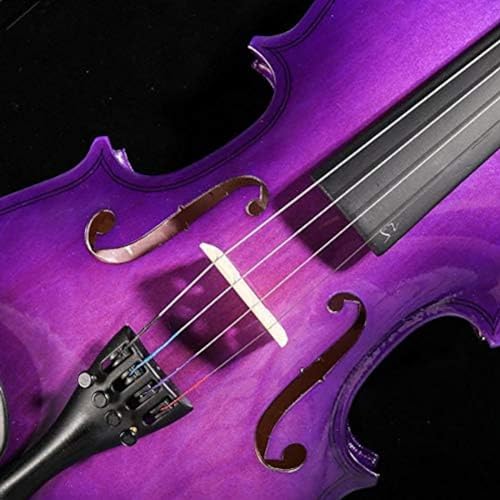 Roxo Violino Infantil Iniciantes Exame Prática Violino Tamanho Completo, Conjunto De Violino Para In