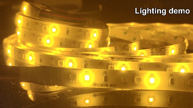 Image of GIDEALED 24V RGBWW LED Strip Lights 32.8ft,RGB+Cool White Warm White 2700K~6000K,6 Wires RGB CCT LED Light Strip for Bedroom Decoration Ambiance Lighting,Only RGBCCT LED Strip Light 10m
