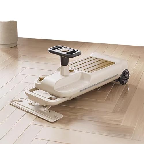 Ziuuihu �d���|���S�[�J�[�g ���|���@�\�t���ق��菜�� �����O�g�p �q����p�ߋ� ���̓��[�^�[LED���C�g���� ���]�h�~360�x�X�e�A�����O �L�k�{�f�B�N���[�j���O���[�h �o�b�e���[���������t���s�v �x�[�W���f���b�N�X���f�� (�J�[�L ����)