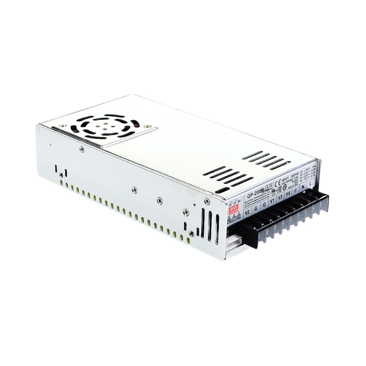 Amazon.co.jp: MEAN WELL QP スイッチング電源、QP-200-3C 200W 