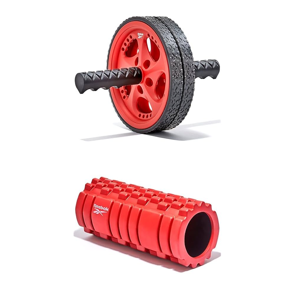 アブローラー Amazon.co.jp: 【セット買い】リーボック 腹筋ローラー フォーム
