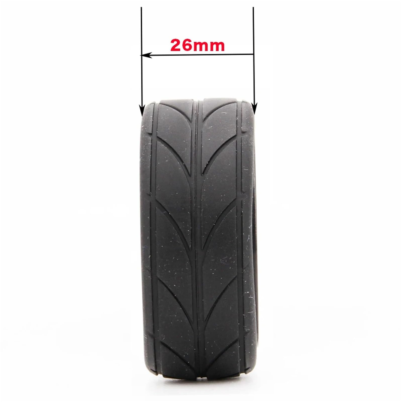 Per HSP Per HPI 94123-94122 CS XIS 1/10 4 Pezzi 65mm Pneumatico In Gomma RC Per Pneumatici Per Corsa Per Strada Cerchione Parte Auto Diametro Ricambi Modellini RC