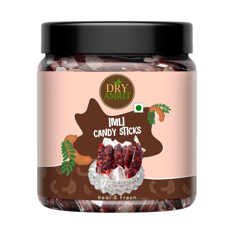 DRY AMRIT Imli Candy Sticks 500gm | Khatti Meethi Tamarind Toffee | Chatpati Candy for Kids & Adults | Sweet & Tangy Digestive Treat | Traditional Imli Stick Candy-image-37