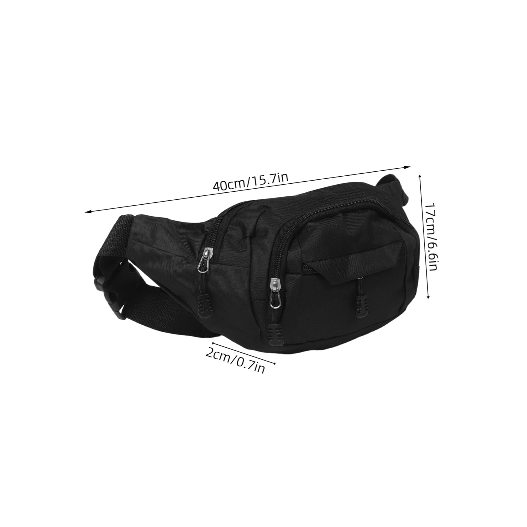 Didiseaon 2pcs Spacious Unisex Sports Fanny Pack for Cycling Hiking Travel and Everyday Use Durable Stylish and Functional Design