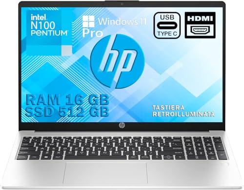 Cosa riceverete : Un notebook Hp 255 G10 con le caratteristiche descritte con SSD da 512 Gb, Display full HD da 15,6