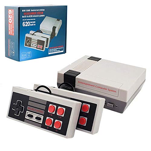 LIFTREN Plug & Play Classic Game Handheld Console,Classic Game Console Built-in 620 Game Handheld Game Console, Video Game Player Console for Family TV Video