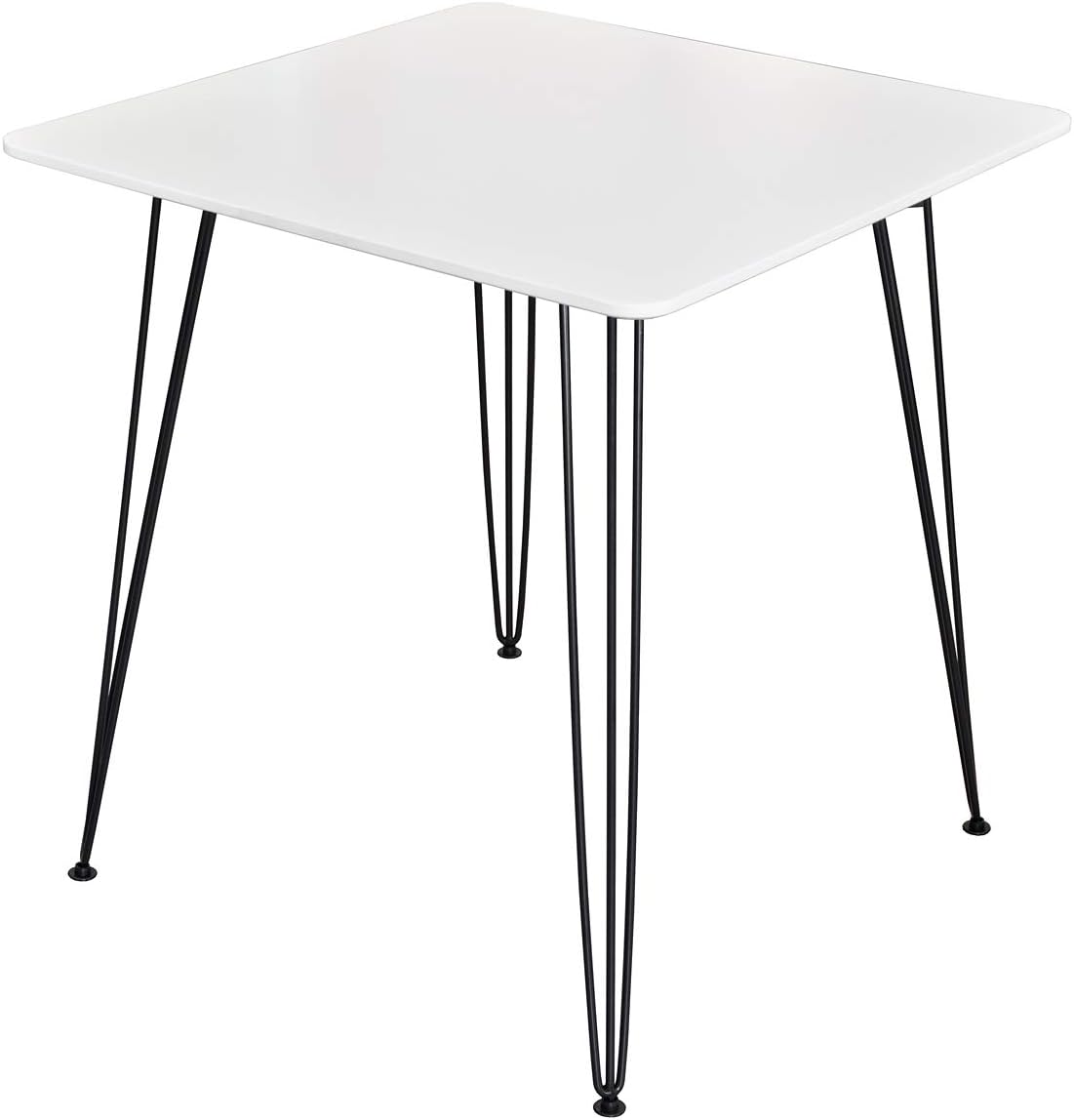 Febland White Tower Square Dining Table Amazon.co.uk Home & Kitchen