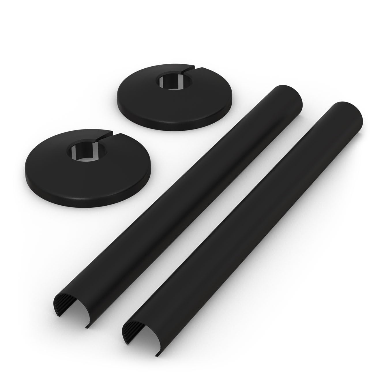 UK Radiators Snap On Radiator Pipe Sleeve - 15mm Radiator Pipe Covers