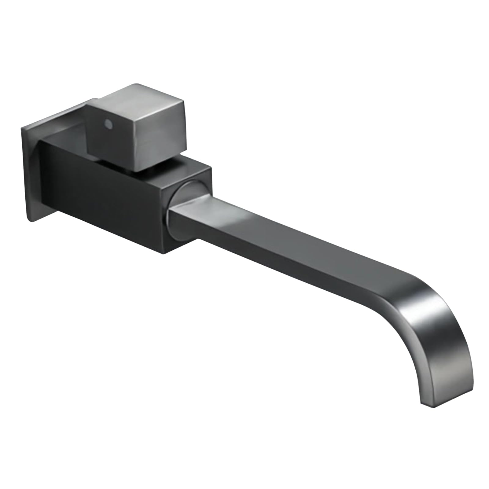 Grifo de cocina negro LWX de 26 cm ideal para islas y encimeras