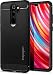 Produktbild Spigen Rugged Armor Kompatibel mit Xiaomi Redmi Note 8 Pro Hülle, Robuste TPU Silikon Schwarz Schutzhülle Stylisch Karbon Design Handyhülle Case Schwarz ACS00268