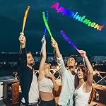 25 Pcs Glow Fiber Wand Sticks, LED Fiber Optic Wands with 3 Light Modes, Glow in The Dark Party Supplies for Halloween Concert Wedding Mardi Gras New Years Eve Party Favors - Image 6