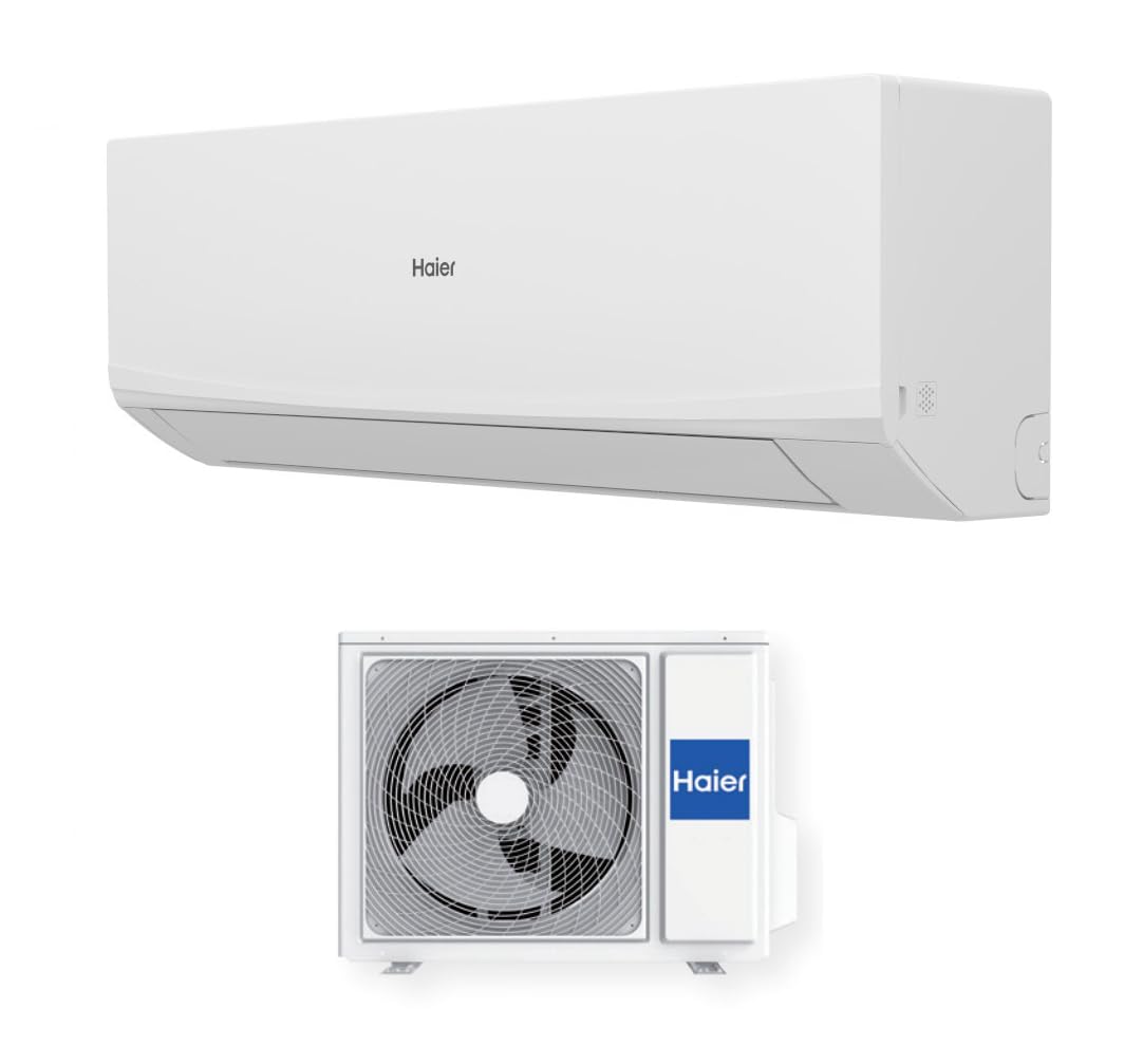 Haier Flair Climatizzatore 12000 Btu R32, Inverter, 19dB(A), Self Clean, UVC Pro, Display Led, Wifi Integrato, A+++A++