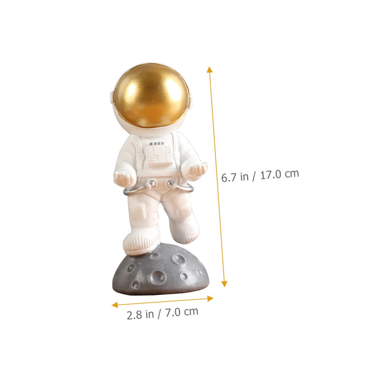Didiseaon Astronaut Brillenhalter aus Naturharz Dekorativer Display Ständer für Sonnenbrillen und Lesebrillen Spaceman Design als Schreibtisch Deko und Organizer für Zuhause und Büro
