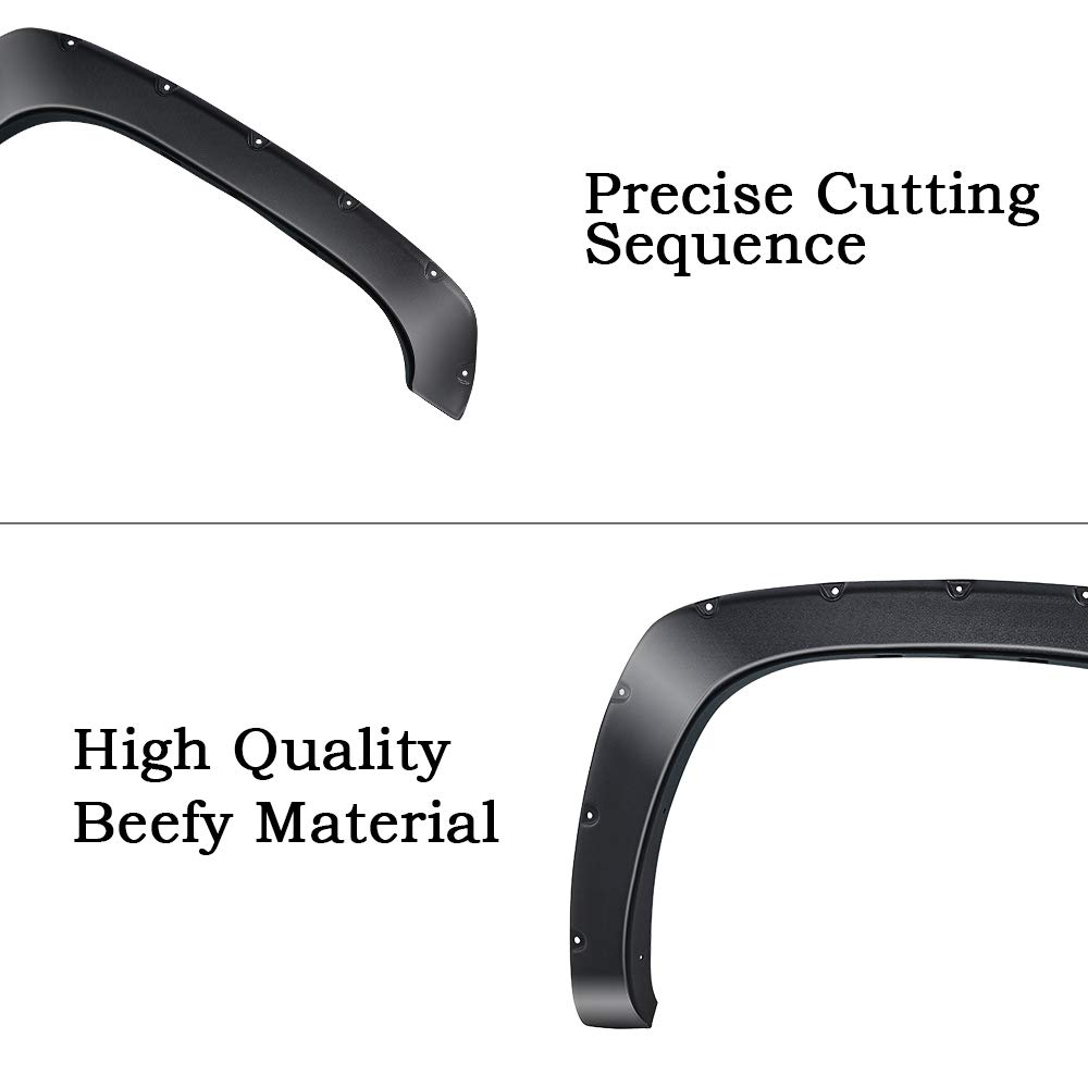 QuakeWorld Fender Flares For 19992002 Chevy silverado 1500, 19992006