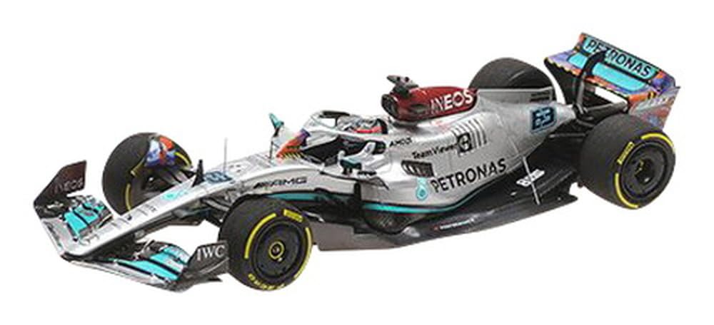 MINICHAMPS 1/43 - Mercedes-AMG W13 E Performance - GP Miami 2022, Gray