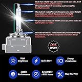 Briteye D3S Xenon Bulbs 35 Watts 6000 Kelvin White Light Full Metal Xenon Headlight Bulbs (2pcs) - Image 5