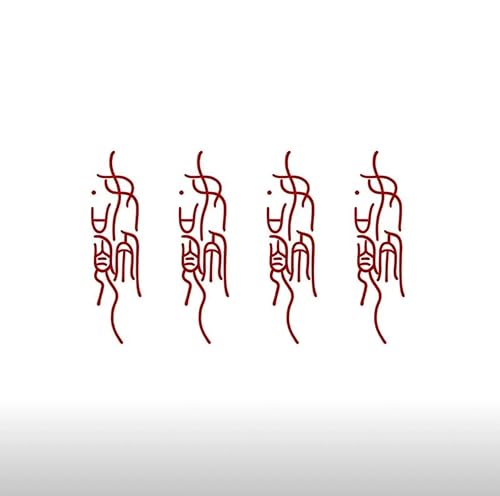 Red Temporary Tattoos,Wish Tattoo Sticker,4 Pcs Line Words Long Last Fake Tattoos Waterproof Minimal Line Art Tattoos for Arm Backbone Leg Body