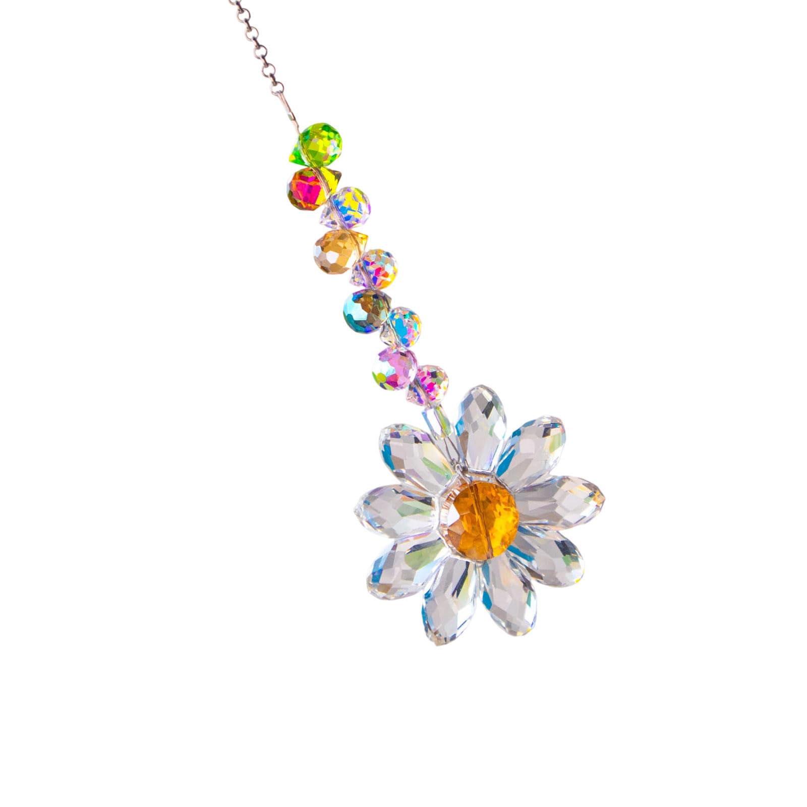 Tsophreniq Crystal Suncatchers Window Hanging Rainbows Maker Car Hanging Ornament, Outdoor Indoor Car Charm Decors Rainbows Maker
