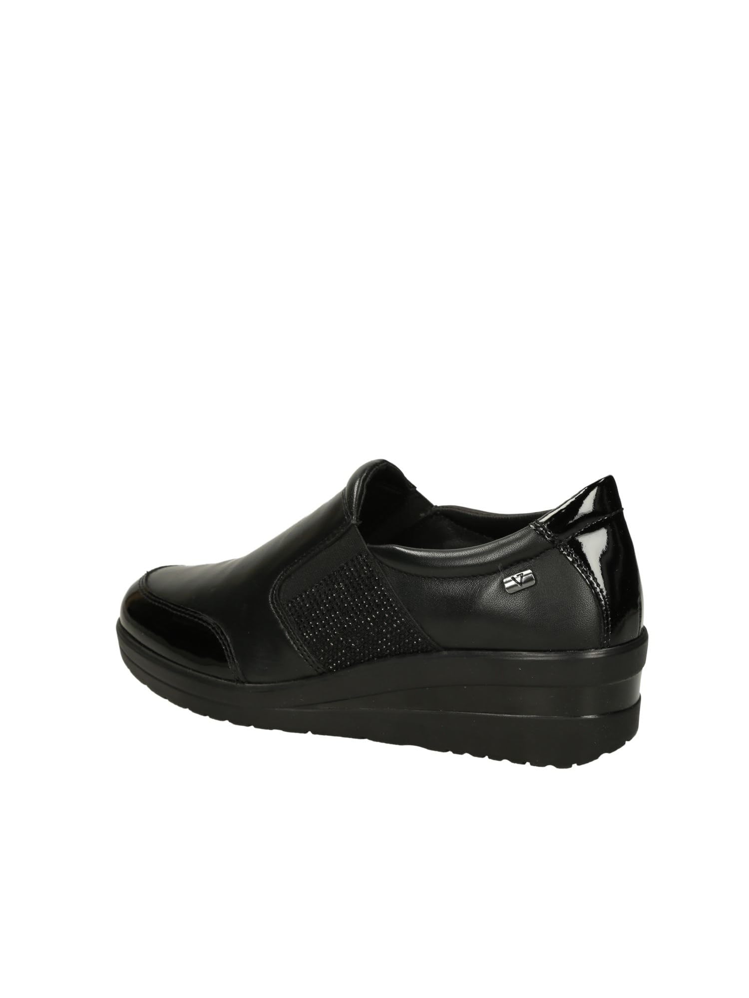 Valleverde Mocassini Donna 36200A in Pelle Nero Modello Casual. Una Calzatura Comoda Adatta per Tutte Le Occasioni. Autunno-Inverno 2022