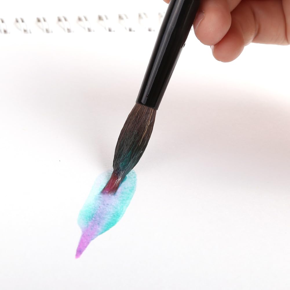 6-teiliges verlängertes Nadelspitzen-Pinsel-Set, zweilagige Liner, Aquarellpinsel, Zobel-Künstlerpinsel für Kunst-Details, Blätter, Blumenzeichnungen