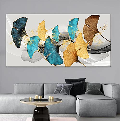 Affiche Murale Ginkgo Nordique | Impression Toile Salon 90x180cm