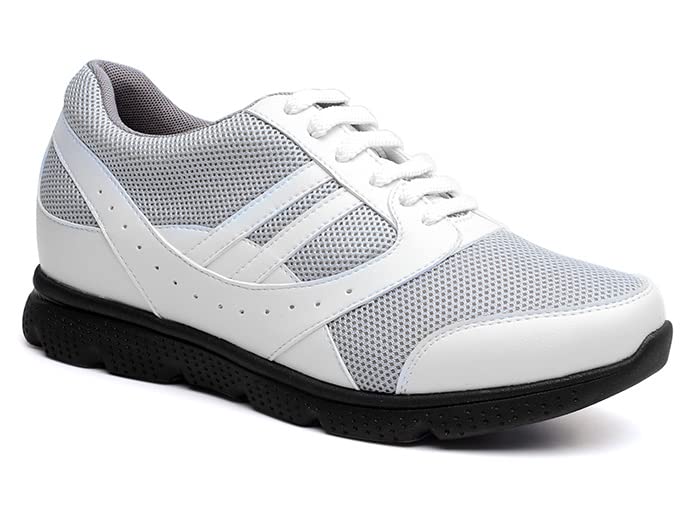 Tu secreto de elevación invisible con Lucca blanco 37 para lucir 6 cm más alto y cómodo