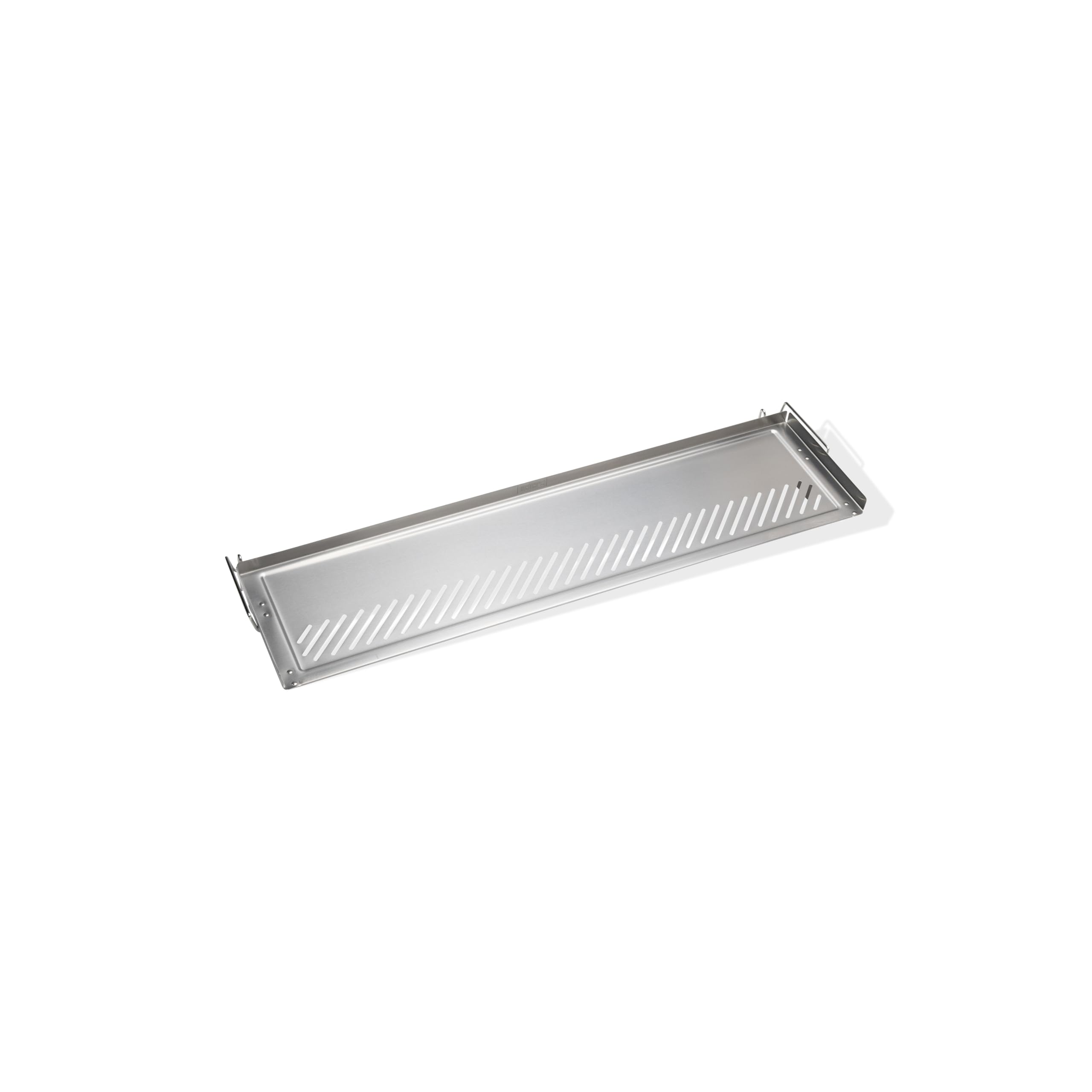 Weber Stojak grzewczy (76 x 20 cm) grill łupkowy od 76 cm, wykonany ze stali nierdzewnej, nadaje się do mycia w zmywarce, optymalny do utrzymywania ciepła żywności - srebrny (3400350)