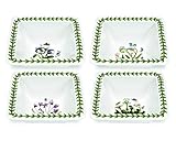 Portmeirion Botanic Garden Square Bowl, Mini, Set of 4