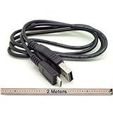 1.8 Metre long Hi-Speed Micro USB Power Charging Cable Suitable For Amazon Fire TV Stick Roku Stick 1.8M 1.8 Meter Black Nickel Plated - Image 2