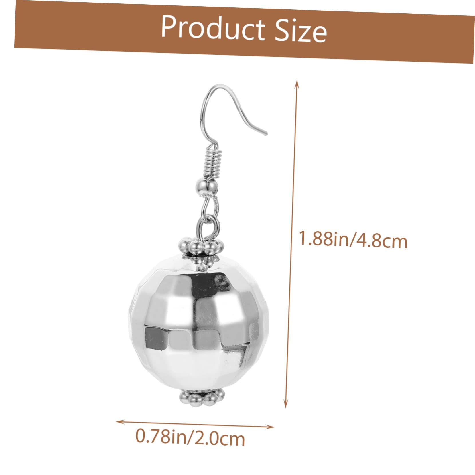 Ipetboom 1 Set Disco Necklace for Party Decorations Disco Ball Jewelry Pendants Creative Accessories for Dancing Events Eye Catching Style for Any Occasion