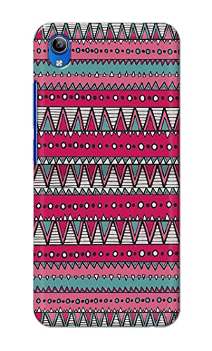 Image of Printed Hard Back Cover Case for Vivo Y1s 2020 Back Cover (Geometric Vintage Pattern) -1803