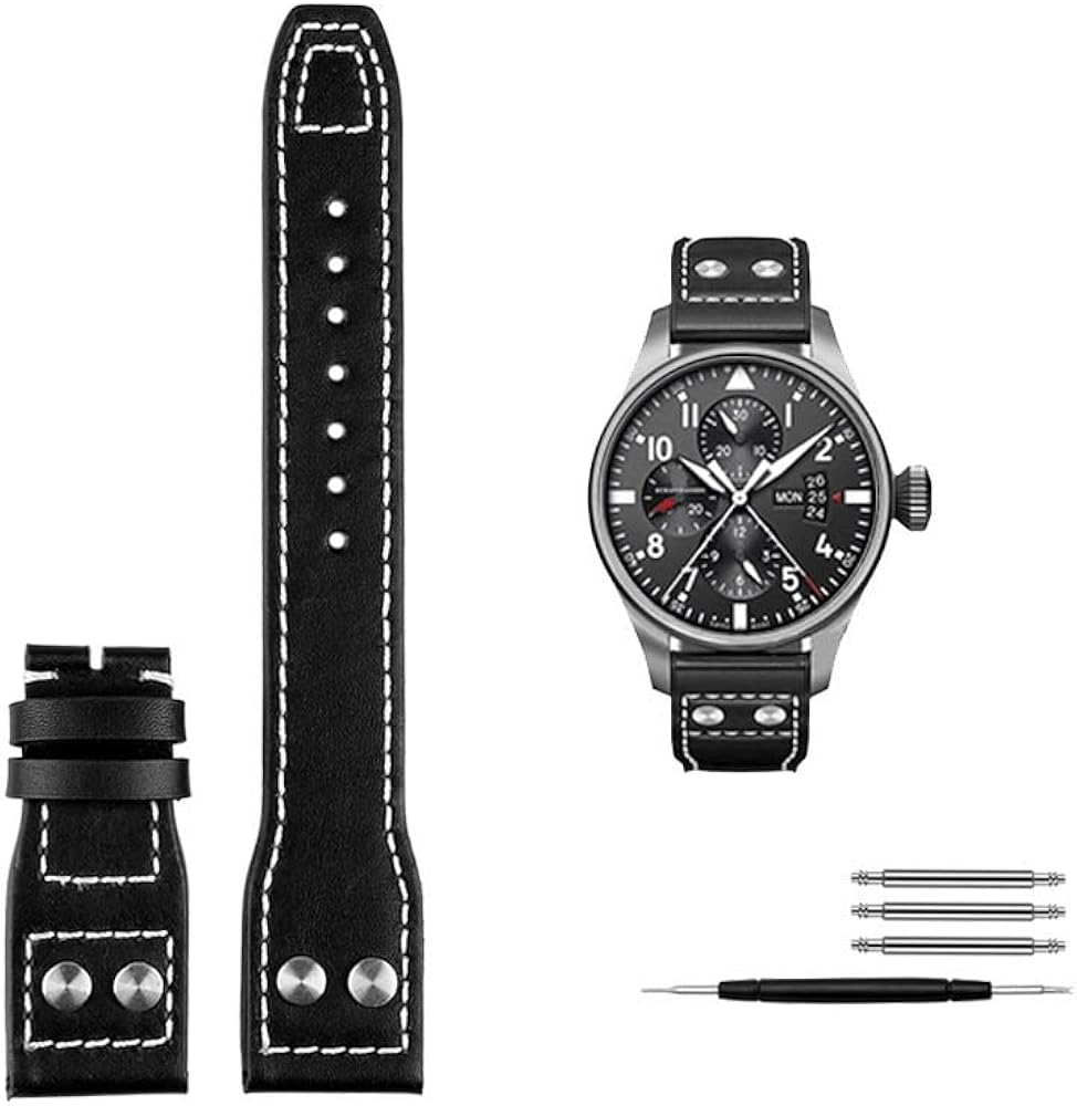 【すーさん】IWC レザーメタルバンド（互換品） すーさん】IWC レザーメタルバンド（互換品） すーさん】IWC