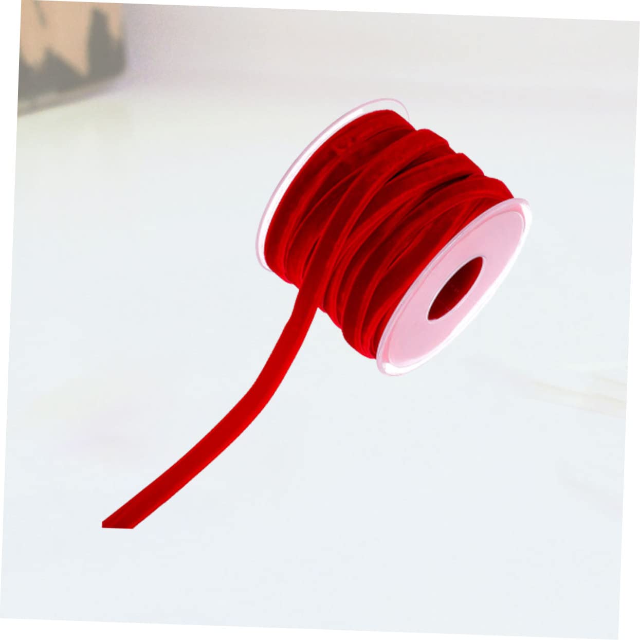 EXCEART 3rollos Cinta De De Yards Cinta De Flocking Para Manualidades Accesorios Decorativos Rojo y Para Bodas Especiales