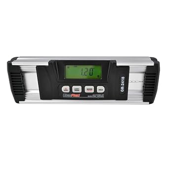 GemRed 82418 IP67 Digital Level Inclinometer, Waterproof, Dustproof | with Backlight, Magnetic Base