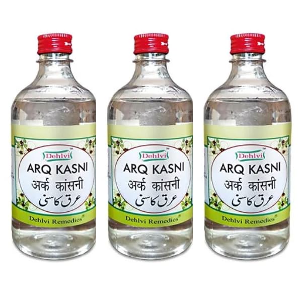 Dehlvi Arq Kasni Bottle of 500 ML (Pack of 3)