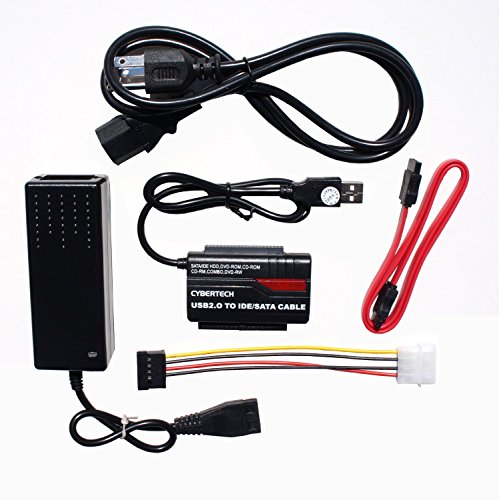 CyberTech USB 2.0 to IDE SATA PATA / 2.5 / 3.5HDDA_v^P[u(oNpbP[W) ? -̔Exclusive by CyberTech with 1Nۏ؁B