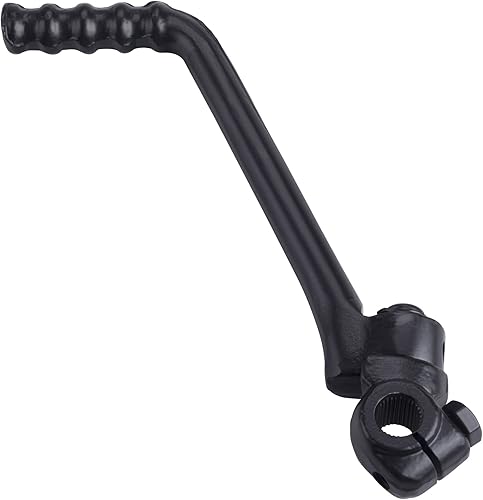 Reemplazo de pedal de palanca de arranque de 0.512 in compatible con Pit Dirt Bike de 50 cc, 70 cc, 90 cc, 110 cc, 125 cc, 150 cc (negro) Negro