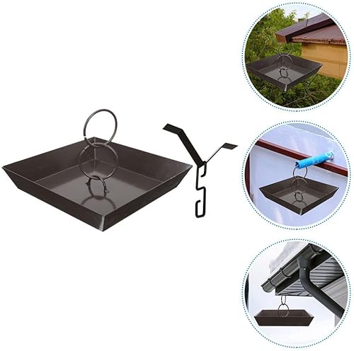 Miniatura 2 de GANAZONO Cadena de lluvia, canaleta de techo, bajante, campanilla de viento, atrapador de agua de lluvia, desviador de hierro, cadena de lluvia,