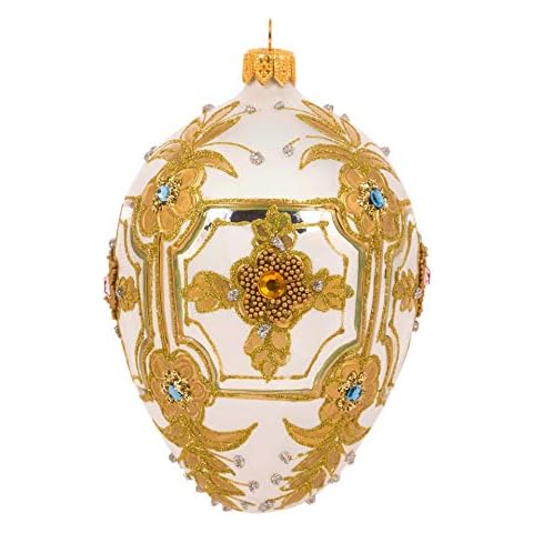 Miss Christmas Palace Collection 2022 Gold Fabergé Egg Ornament Cover