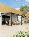 Garvee 10'x20' Wall-Mounted Hardtop Gazebo | 6mm UV-Resistant Polycarbonate Roof | Reinforced Aluminum Lean-to Pergola for Patio, Deck, Backyard | All-Weather Shelter (2025 Sturdy Design)