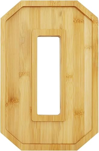 Boîte à charcuterie en bois réutilisable en forme de chiffre pour anniversaire, plateau de service pour fête d'anniversaire, assiettes de service, gâteaux de bonbons (chiffre 0)