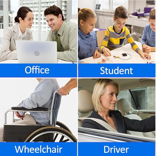 Image of Premium Water Cushion for, Office Chair, Old Aged People,Pregnancy, Wheelchair for Weight Distribution and Keeping Body Cool,Prevents Tailbone pain & Back Pain, Piles Patient, Diabetic Patient