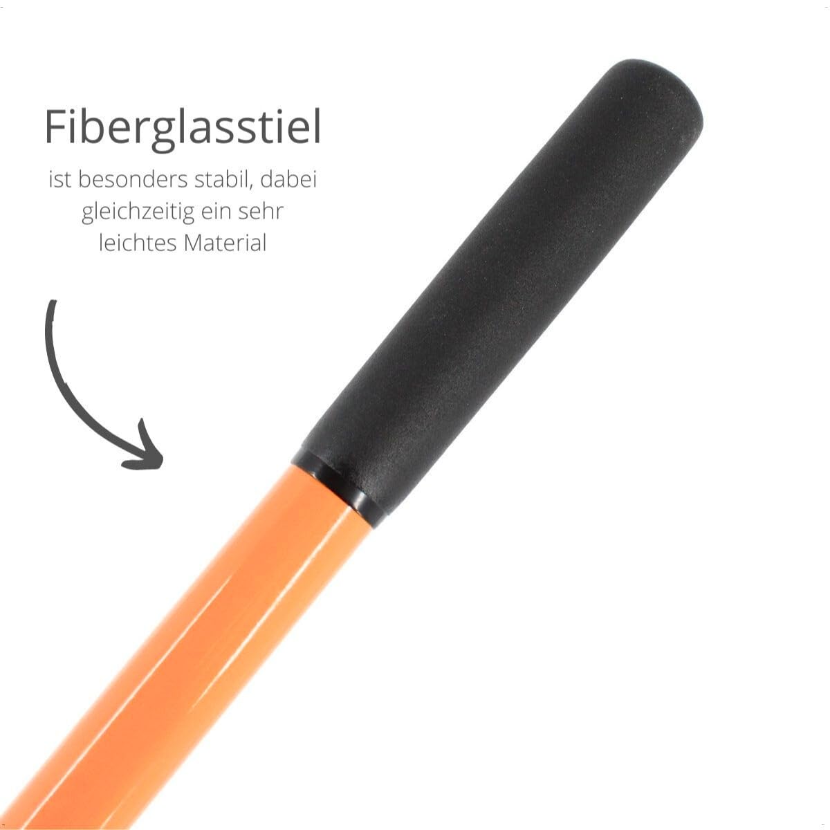 Rekord Spatenschaufel (Stahl) gezahnt mit Fiberglasstiel Arbeitsbreite: 22 cm Wurzelspaten, Bauschaufel, Spitzschaufel, Schaufel, Spaten, Gartenwerkzeug