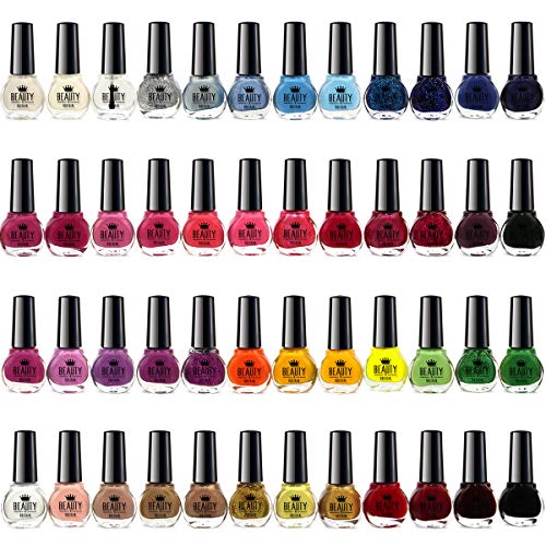 48-teiliges Set Nagellack 48 Verschiedene leuchtende Farben 5 ml